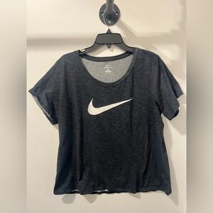 Nike Women's Dark Grey T-Shirt
